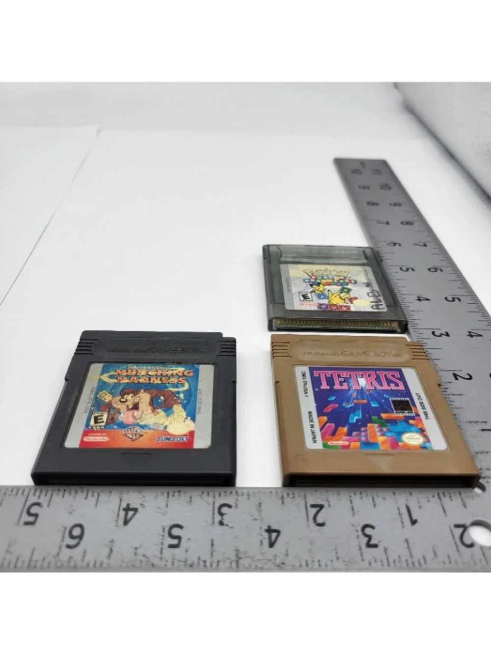 Vintage Game Boy Games Cartridge Lot Pokémon Puzzle Taz Tetris Untested gameboy